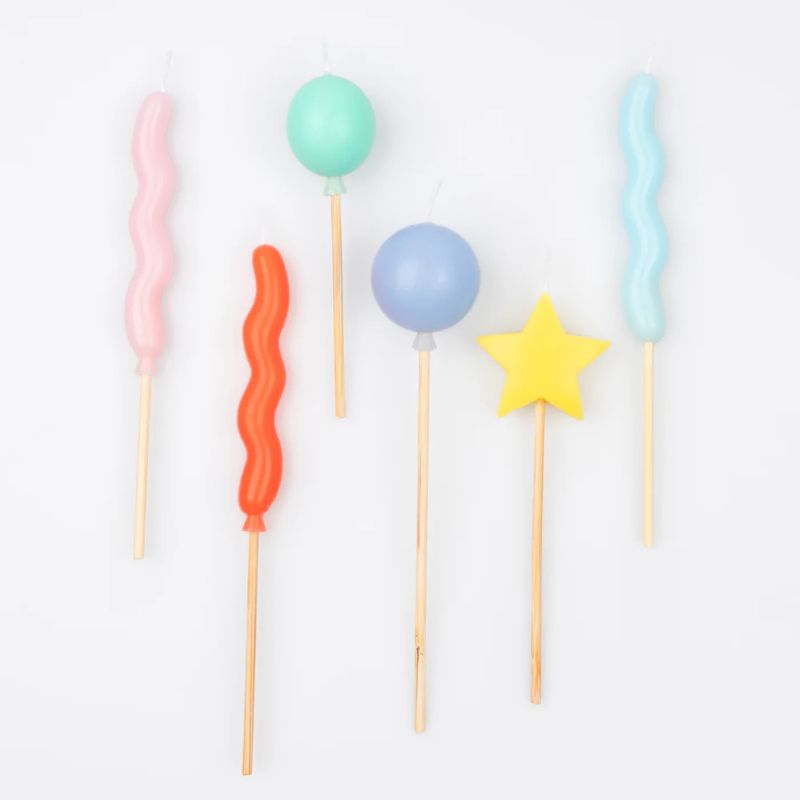 Balloon Candles Set of 6
