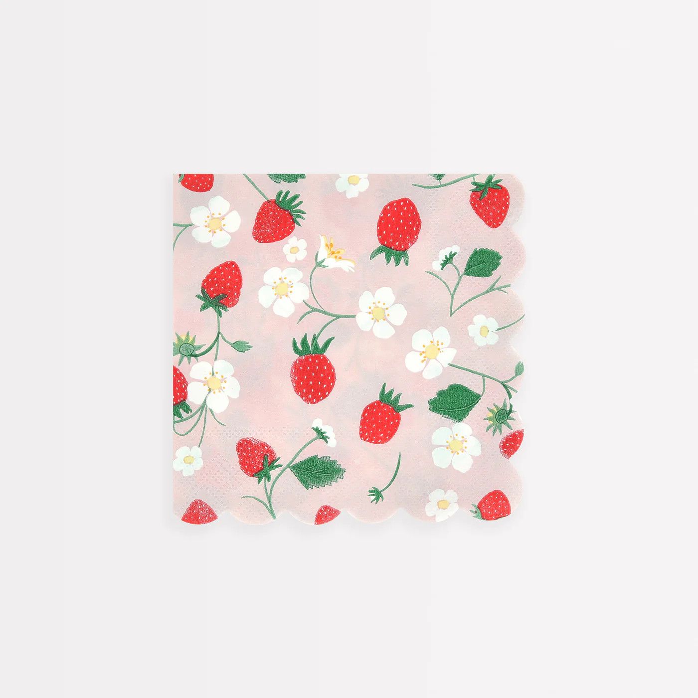 Napkins Strawberry Pattern Small