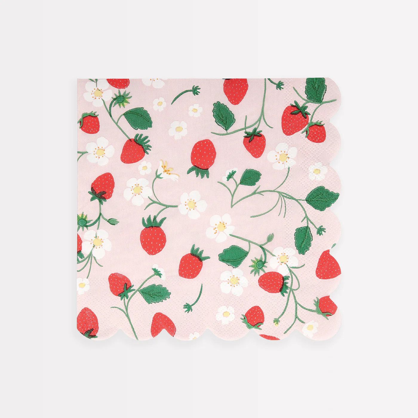 Napkins Strawberry Pattern Large