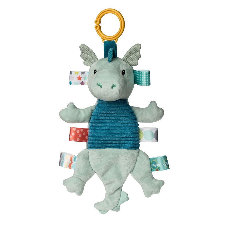 Taggies Drax Dragon Crinkie 10″