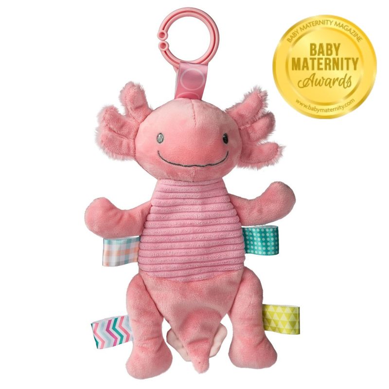 Taggies Lizzy Axolotl Crinkie 9″