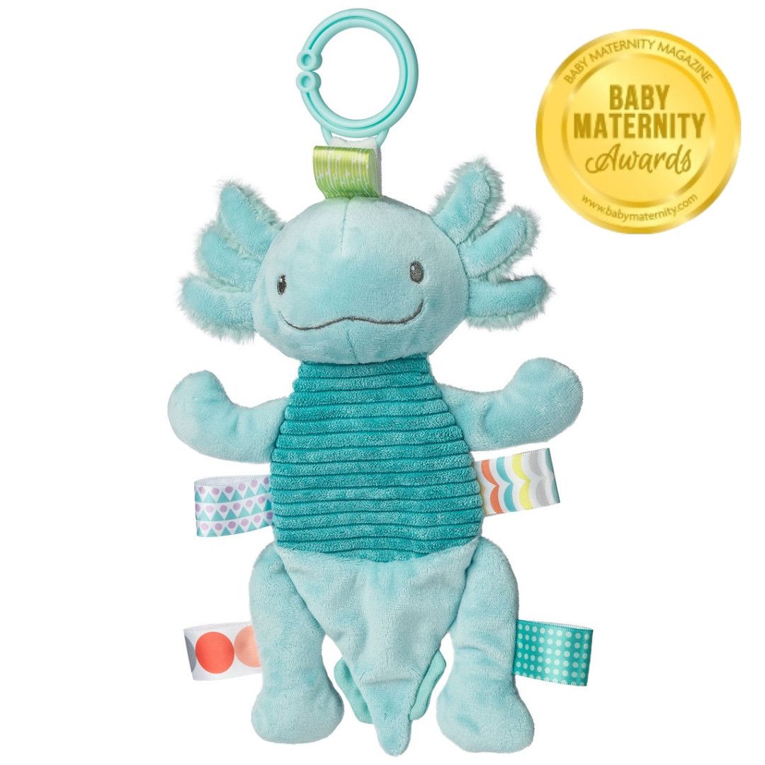Taggies Fizzy Axolotl Crinkie 9″