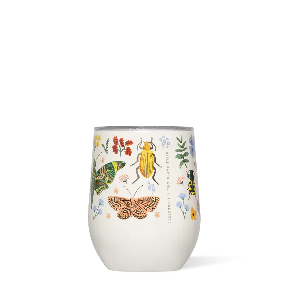 Stemless 12oz Rifle Paper Co. Curio Cream