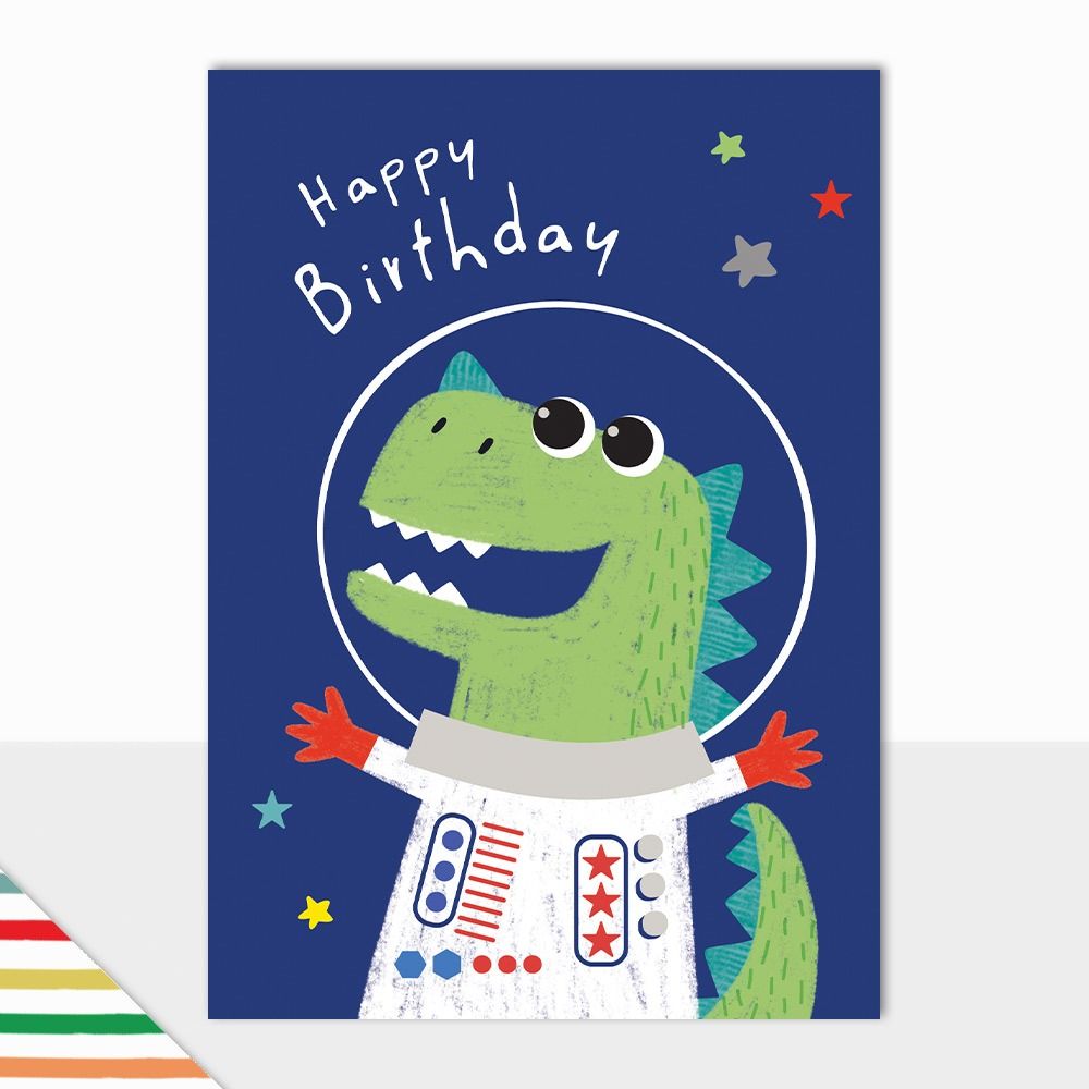 Birthday Dino Astronaut