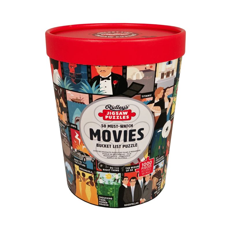1000 Piece Bucket List Puzzle 50 Must-Watch Movies