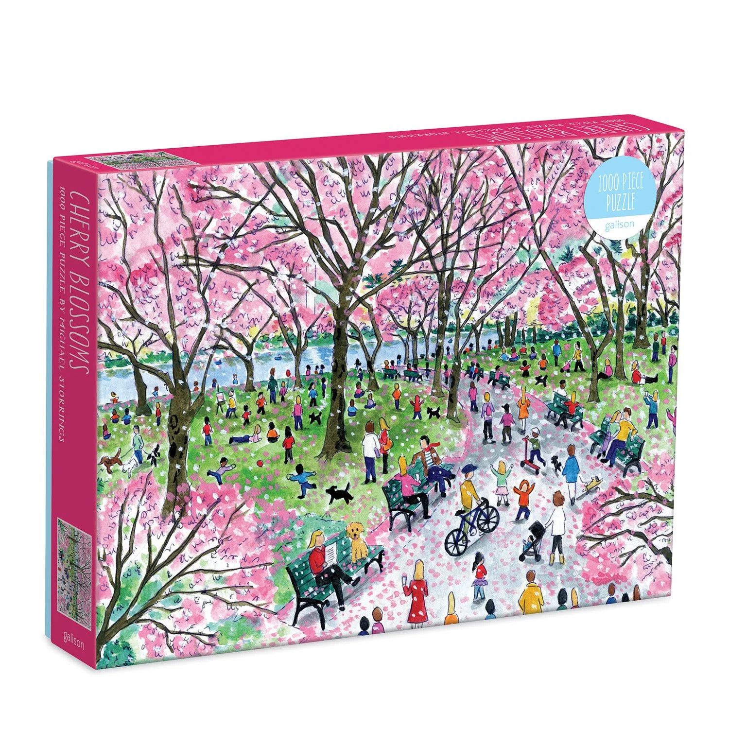 1000 Piece Puzzle Michael Storrings Cherry Blossoms
