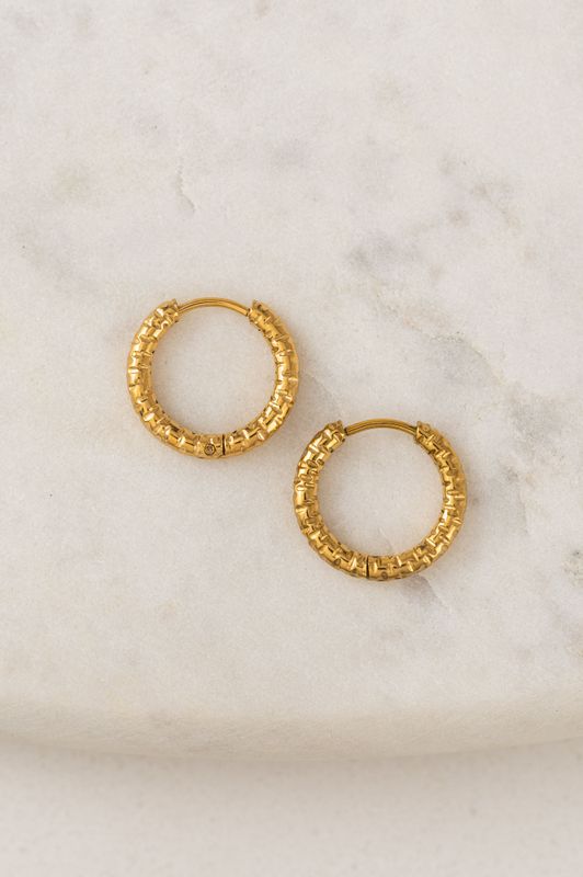 Brit Hoop Waterproof Earrings