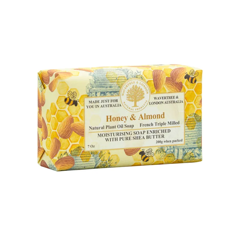 Honey &amp; Almond Soap Bar 200g