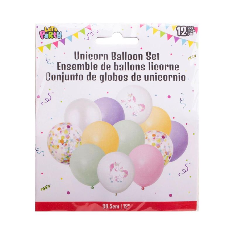 Unicorn Balloon Set 12pc