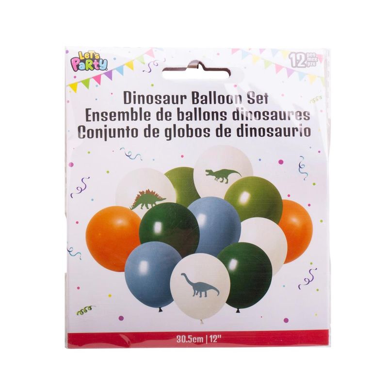 Dinosaur Balloon Set 12pc