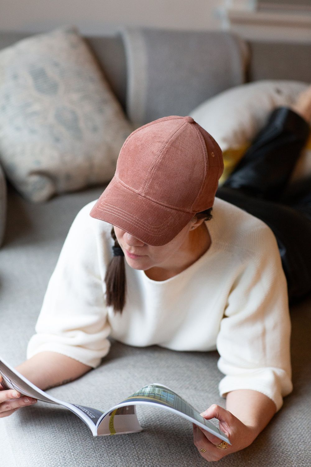 Classic Cap Corduroy Pink Clay