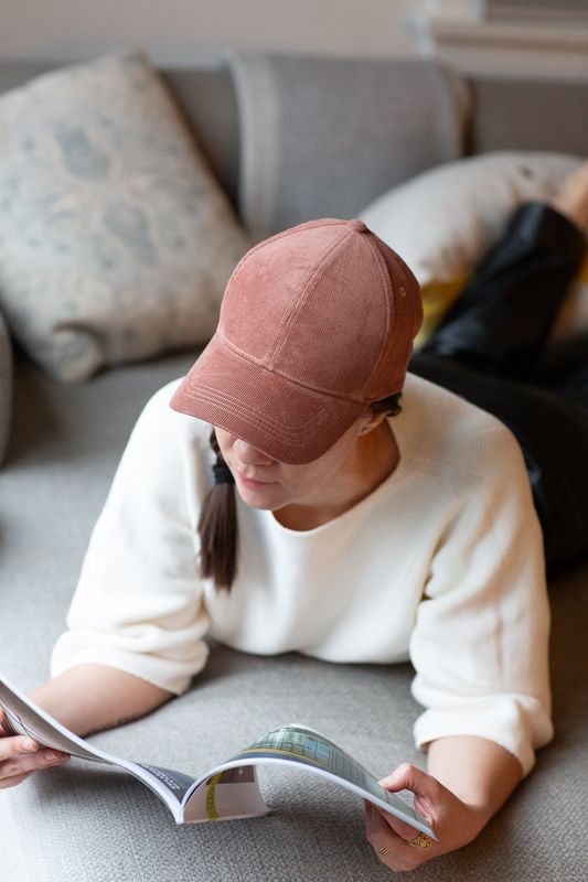 Classic Cap Corduroy Pink Clay