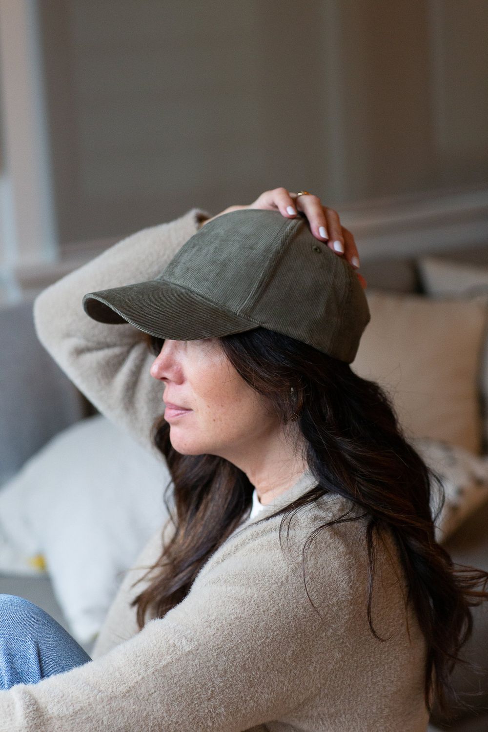 Classic Cap Corduroy Olive
