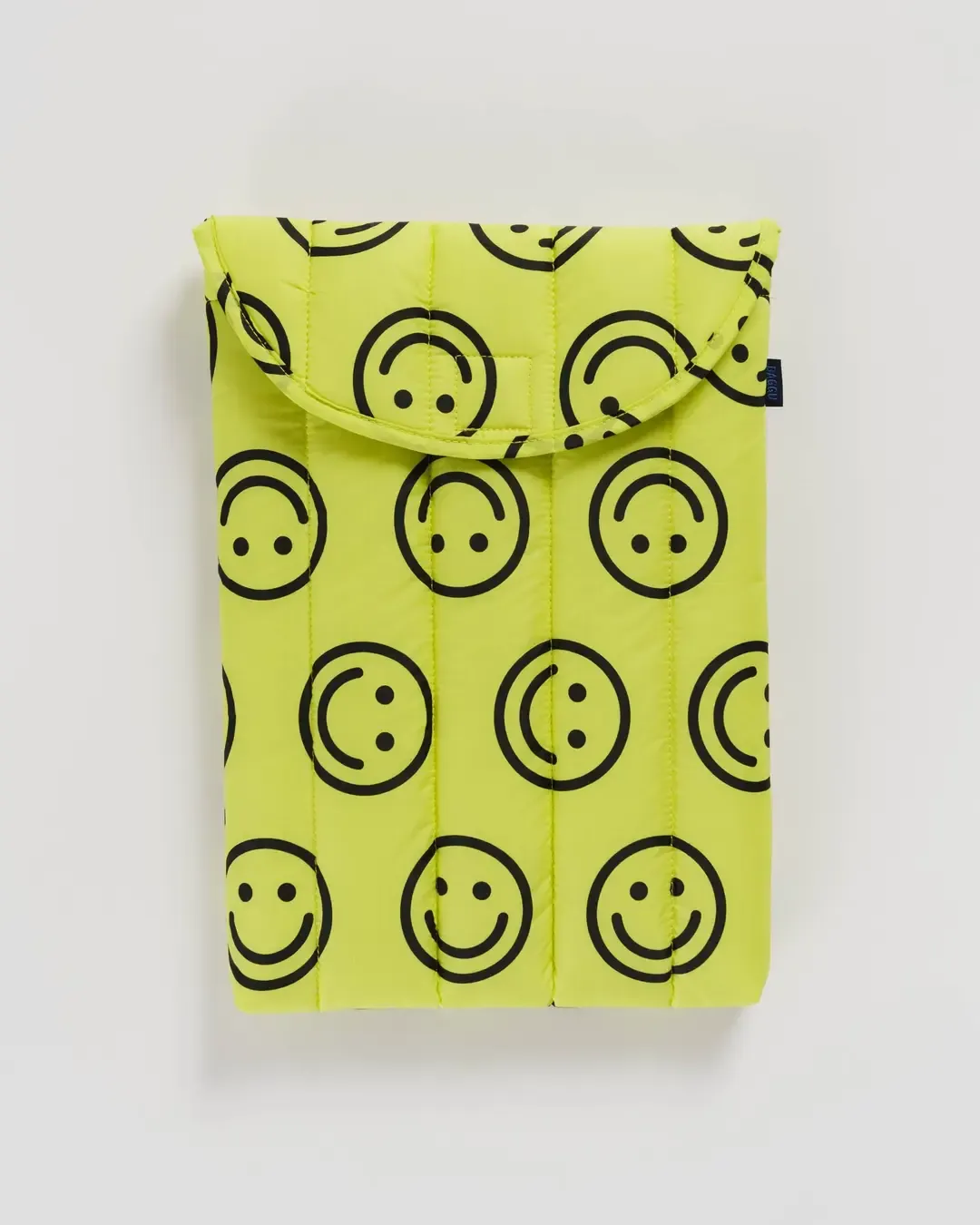Puffy Laptop Sleeve 13&quot;/14&quot; Yellow Happy