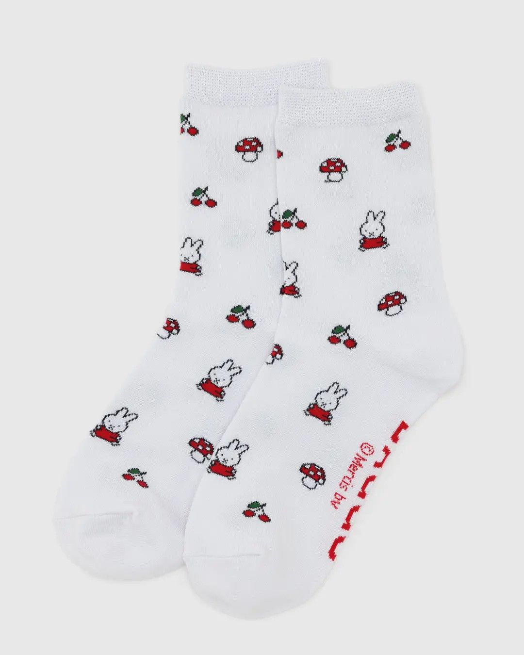 Crew Sock Miffy White