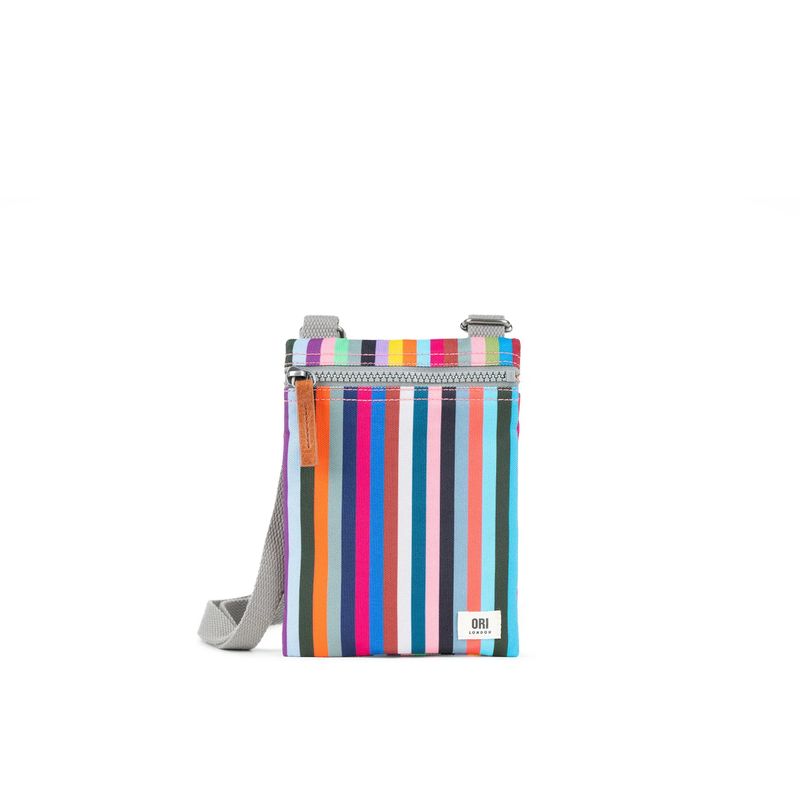 Chelsea Multi Stripe Recycled Canvas Crossbody Bag