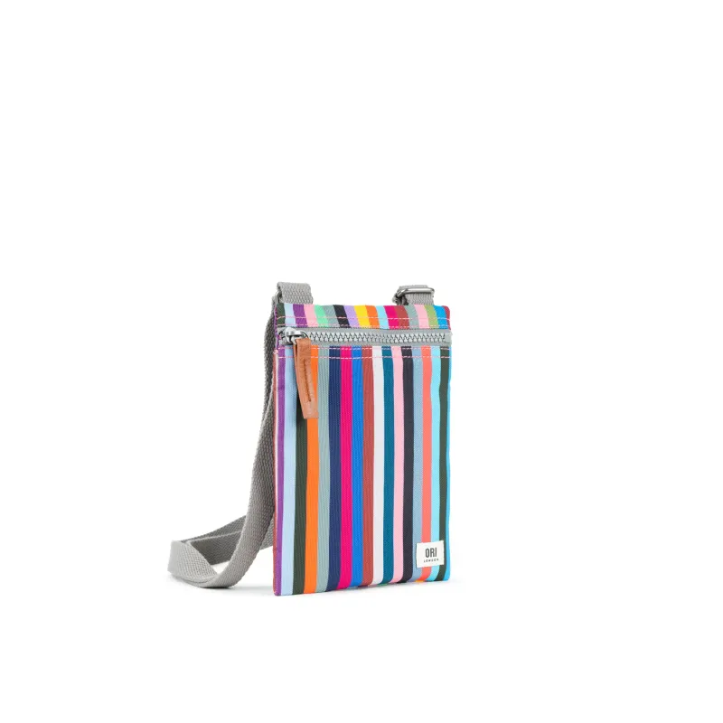 Chelsea Multi Stripe Recycled Canvas Crossbody Bag