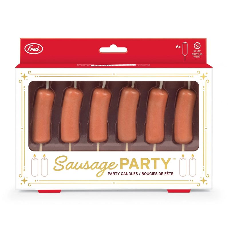 Sausage Party Birthday Candles