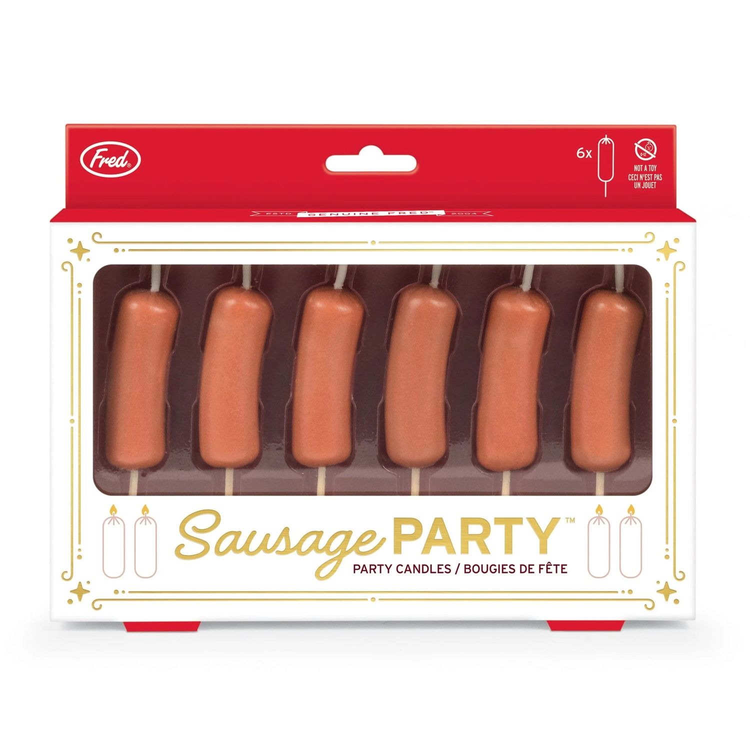Sausage Party Birthday Candles