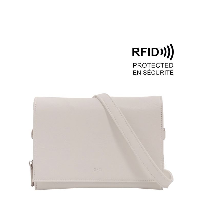 Nita Crossbody Wallet Star White