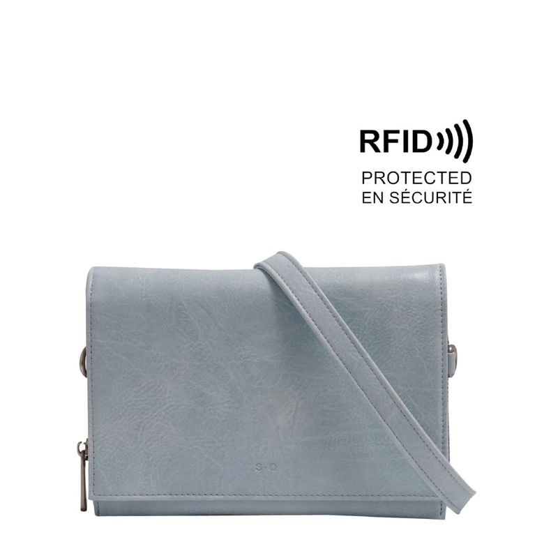 Nita Crossbody Wallet Blue