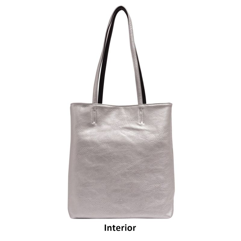 Amia 2-in-1 Reversible Tote Black/Silver