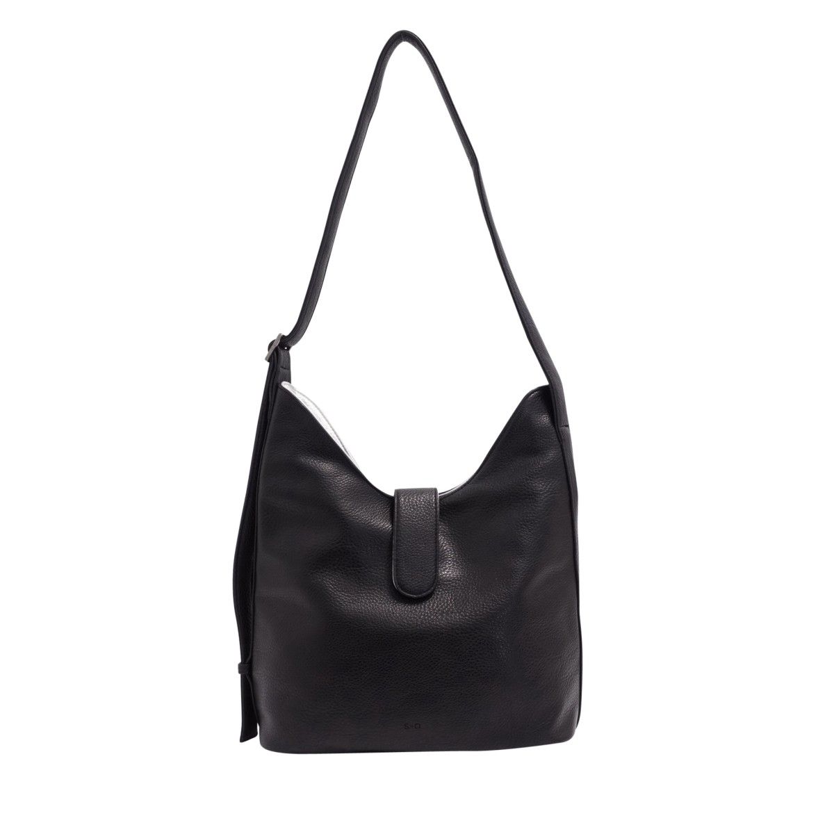 Mona 2-in-1 Reversible Hobo Black/Silver