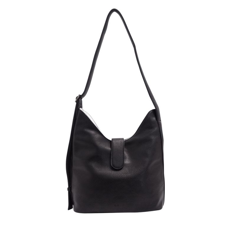 Mona 2-in-1 Reversible Hobo Black/Silver