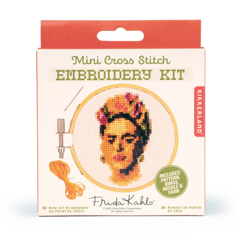 Mini Cross Stitch Embroidery Kit Frida