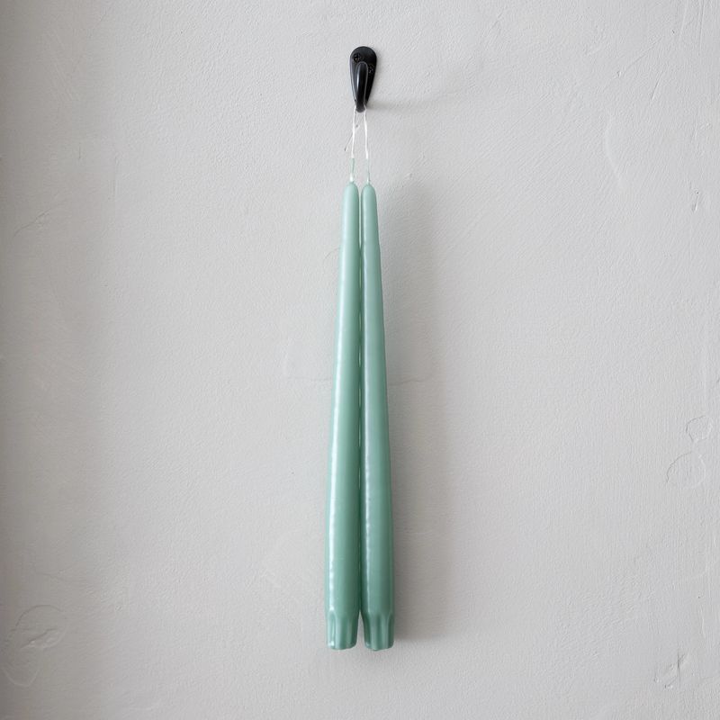 Taper Candles Pair Sage 12&quot;