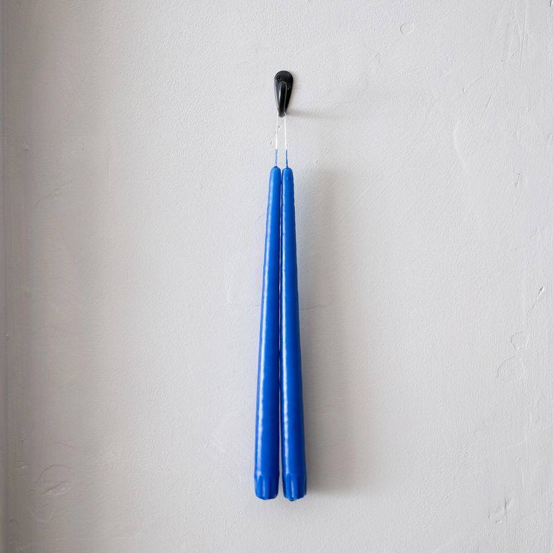 Taper Candles Pair Majorelle Blue 12&quot;