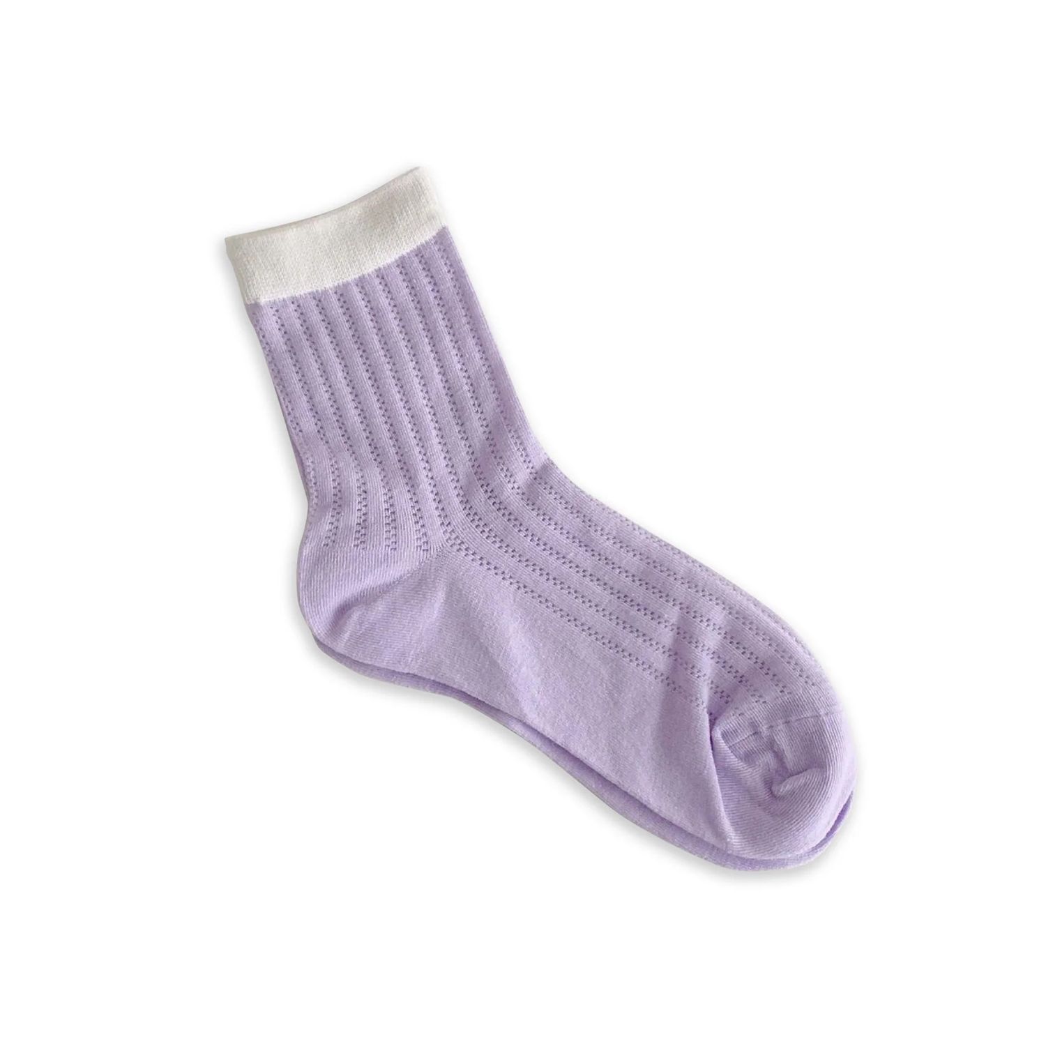 Sunday Socks Lavender Solid