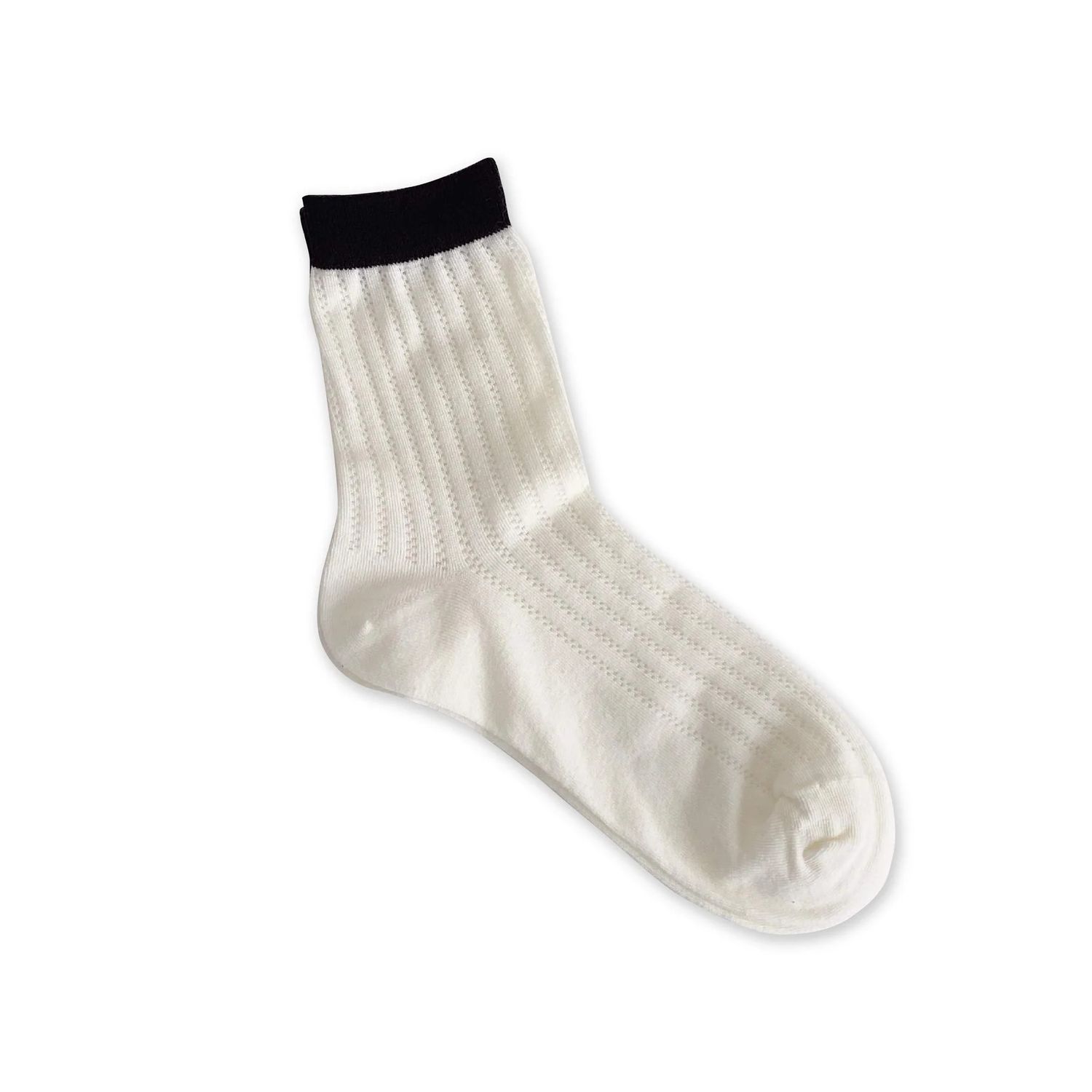 Sunday Socks Black Stripe