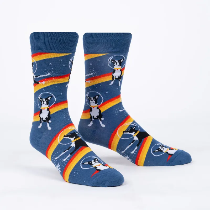 Men's Crew Socks Astro Puppy