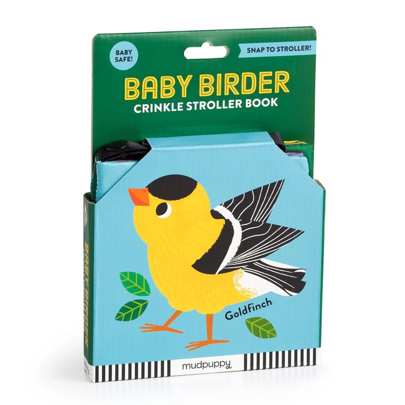 Birder Baby Crinkle Fabric Stroller Book