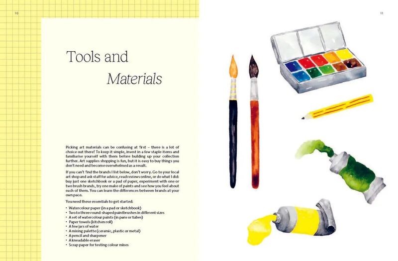 15 Minute Art Watercolour Book