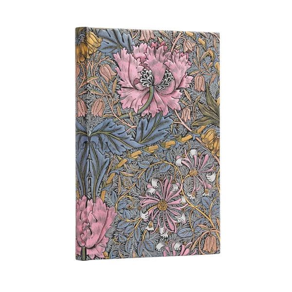 William Morris Pink Honeysuckle Hardcover Unlined Journal