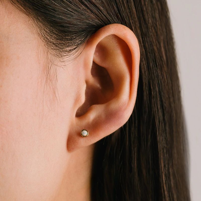 Opal Stud Waterproof Earrings