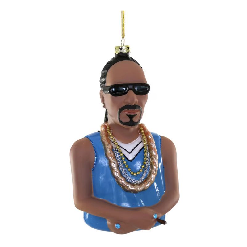 Glass Ornament Snoop Dog