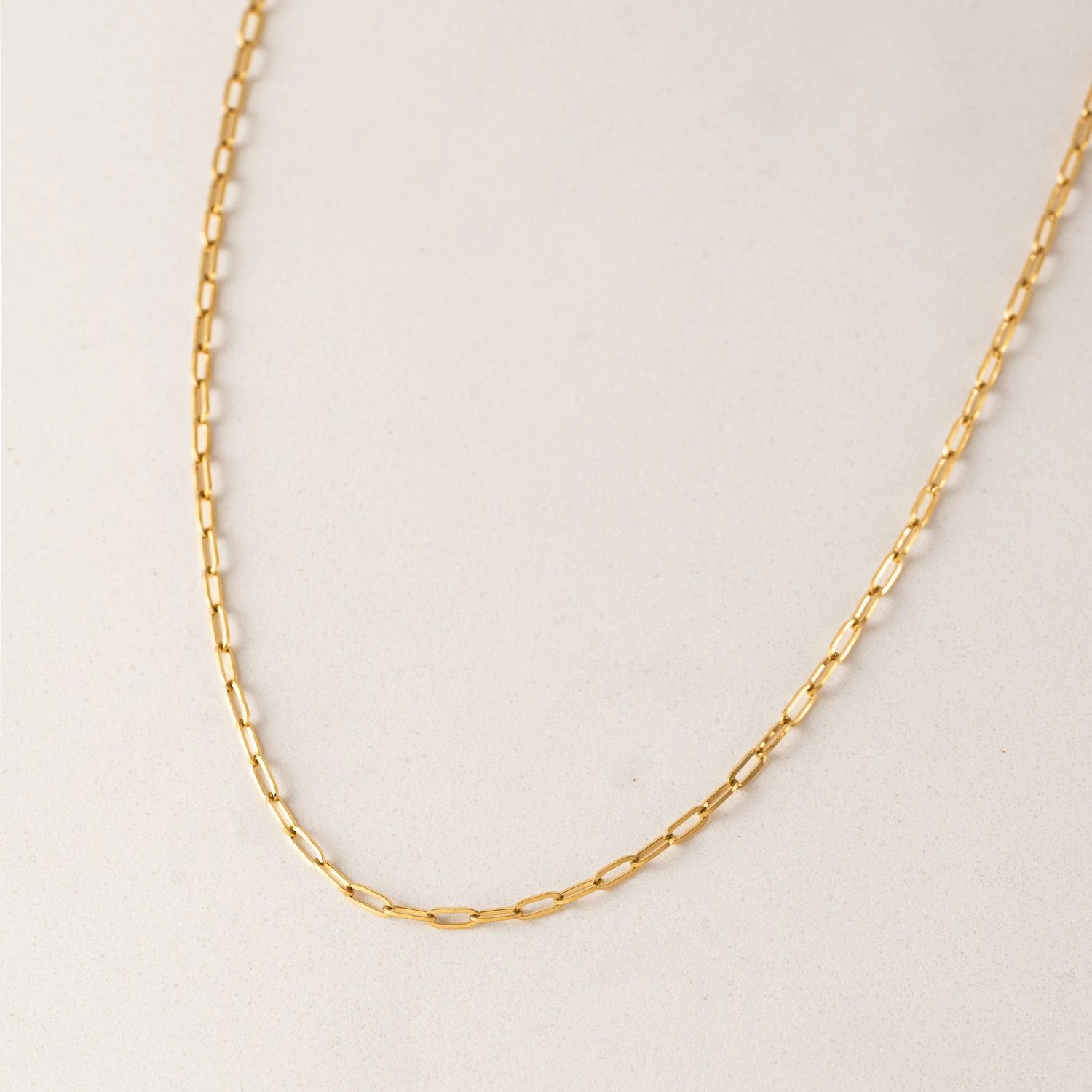 Paperclip Chain Waterproof Necklace