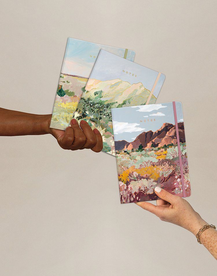 Desert Sun Sewn Trio Notebook Set
