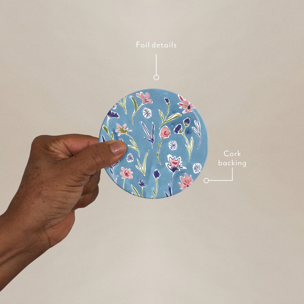 Ditzy Flowers Coaster