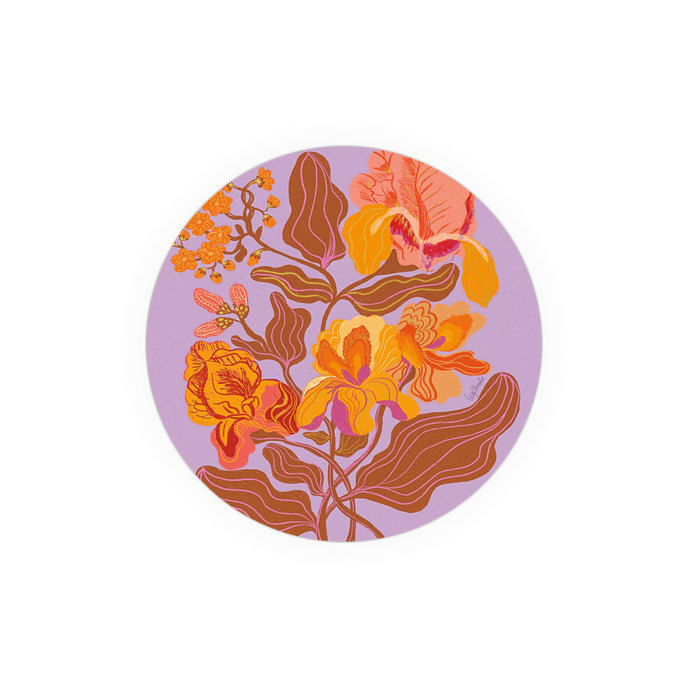 Groovy Flowers Coaster