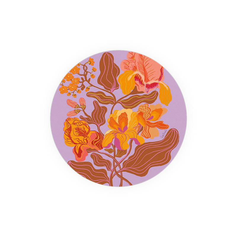 Groovy Flowers Coaster