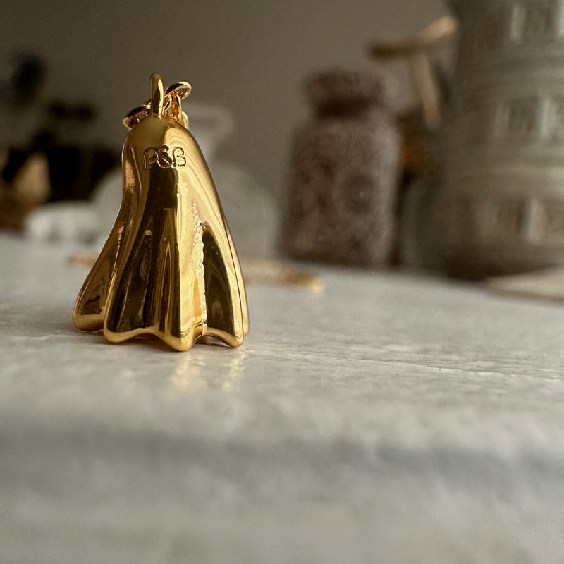 Necklace "François" Ghost Charm Gold