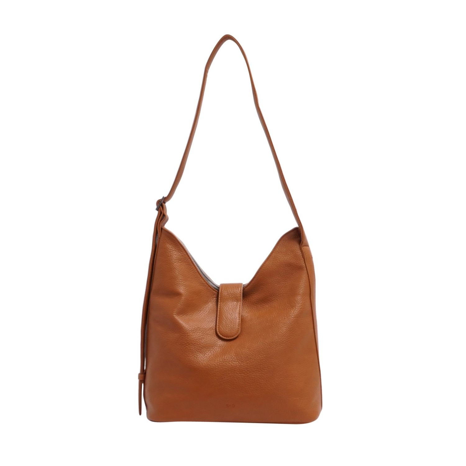 Mona 2-in-1 Reversible Hobo Cognac/Light Grey