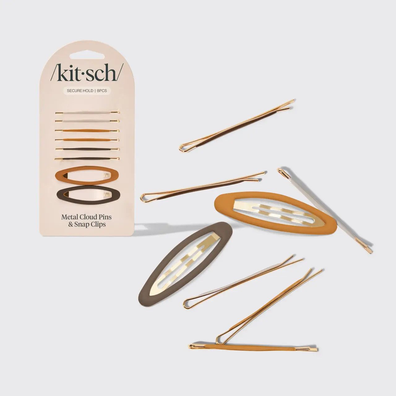 Metal Cloud Pins &amp; Snap Clips 8pc Set Sedona