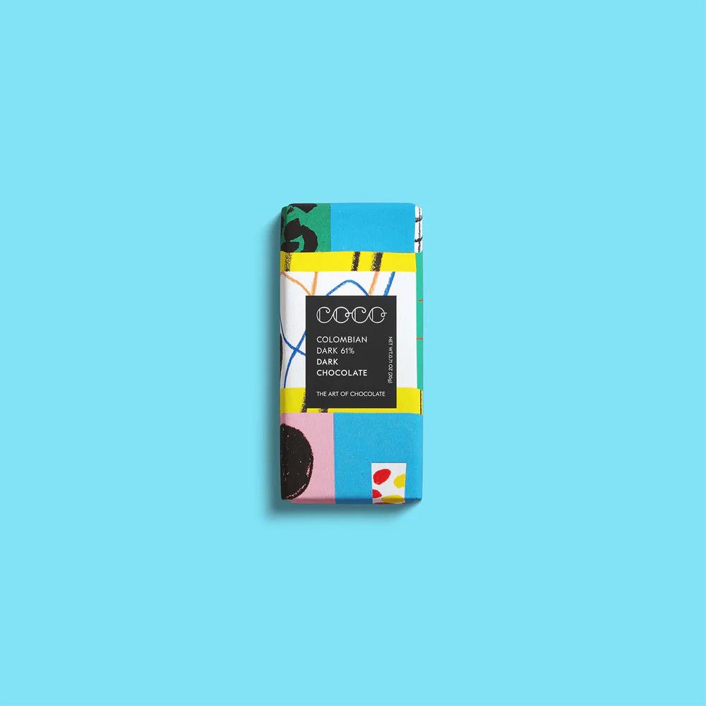 Mini Colombian Dark 61% Chocolate Bar