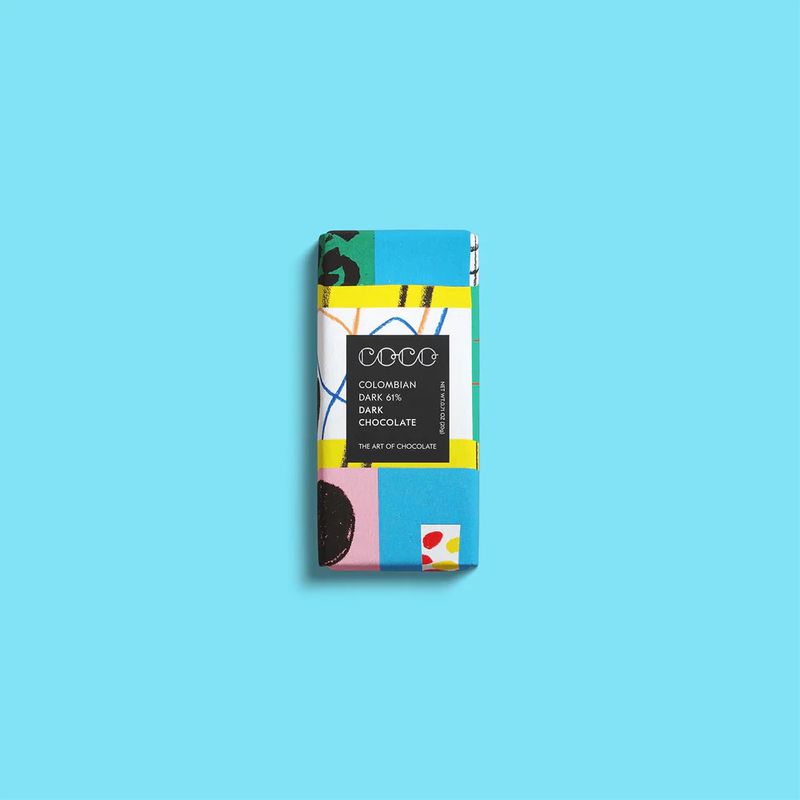 Mini Colombian Dark 61% Chocolate Bar