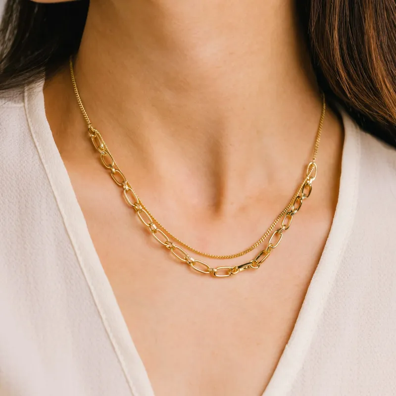 Aya Necklace Gold